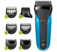 Braun Series 3 310BT Rasoio Trimmer Nero, Blu 1 pz Altro