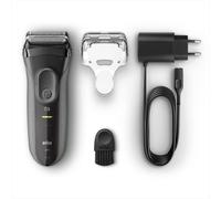 Braun Series 3 ProSkin 3000s Rasoio Elettrico, Nero - Rasoio Elettrico Ricaricabile