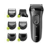 Braun Series 3 Shave&Style 3000BT Rasoio Da Barba Elettrico Da Uomo, Nero/Grigio