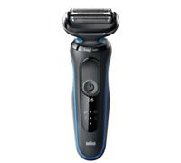 Braun Series 5 Rasoio Elettrico Barba A Lamina Senza Fili, Regolabarba Uomo, Rifinitore Di Precisione Ed Effetto Barba Incolta EasyClick, EasyClean, Wet&Dry, Ricaricabile, Idea Regalo, 51-B1820s Blu