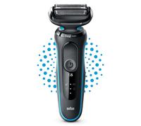 Braun Series 5 51-M1000s Rasoio a lamina Nero, Blu