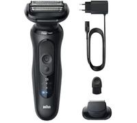Braun Serie 5 Rasoio Elettrico Fino a 50 Minuti Cappuccio Falciatrice di Precisione Senza Fili Rasoio Uomo Bagnato E Secco, 100% Impermeabile, 52-N1200S, Nero