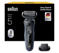 Braun Series 5 Regolabarba Uomo Rasoio Elettrico Barba EasyClean Wet&Dry Blue