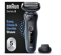 Braun Series 5 Regolabarba Uomo, Rasoio Elettrico Barba, Rifinitore Di Precisione EasyClick, EasyClean, Wet&Dry, Ricaricabile, Rasoio A Lamina Senza Fili, Idea Regalo 51-B1200s Blu