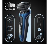 Braun Series 6 61-B1500s Rasoio Trimmer Blu