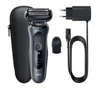 Braun Series 6 61-N1000s Rasoio Nero, Grigio