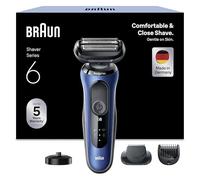 Braun Series 6 61-B4500cs Rasoio Trimmer Nero, Blu