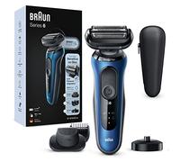 Braun Series 6 61-B4500cs Rasoio Trimmer Nero, Blu