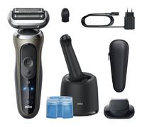 Braun Series 7 72-C7200cc rasoio elettrico con stazione di pulizia e ricarica Gold 1 pz