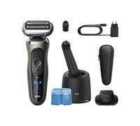 Braun Series 7 72-C7200cc rasoio elettrico con stazione di pulizia e ricarica Gold 1 pz