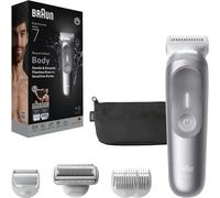 Braun Rasoio Multifunzione Bodygroomer Wet & Dry con 100 Minuti di Autonomia colore Silver - BG7550