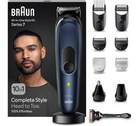 Braun Series 7 MGK7410 Kit Regolabarba e Tagliacapelli 10-in-1 Rifinitore Corpo