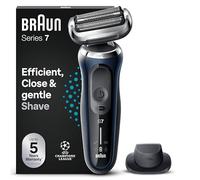 Braun Series 7 Regolabarba Uomo, Rasoio Elettrico Barba, Rifinitore Di Precisione EasyClick, 360° Flex, Wet&Dry, Ricaricabile, Custodia da Viaggio, Senza Fili, Idea Regalo, 71-B1200s Blu
