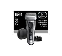 Braun Series 8 rasoio elettrico da uomo, testa di precisione 4+1 e trimmer, SensoAdapt per qualsiasi densità di barba, rasoio con batteria da 60 minuti, supporto di ricarica, rasoio bagnato e asciutto