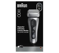 Braun Series 8 rasoio elettrico da uomo, testa di precisione 4+1 e trimmer, SensoAdapt per qualsiasi densità di barba, rasoio con batteria da 60 minuti, supporto di ricarica, rasoio bagnato e asciutto