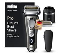Braun Series 9 Pro 9465cc Rasoio Elettrico Barba, Testina Con Rifinitore ProLift 4+1, Stazione SmartCare 5 In 1, Batteria Da 60 Minuti, Wet&Dry