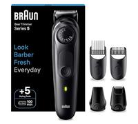 Braun Series RASOIO ELETTRICO BARBA, Tagliacapelli Uomo e Rifinitore BARBA, REGOLABARBA UOMO Con lame Di Lunga Durata, Autonomia 100 minuti, BT5430 Nero Elettrico