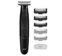 Braun Series XT3 Regolabarba Uomo, Rasoio Elettrico Barba Con Rifinitore per Depilazione Uomo, Custodia da Viaggio, Idea Regalo, XT3200 Nero