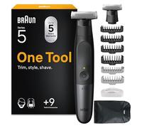 Braun Regolabarba Uomo E Rasoio Elettrico Barba E Corpo Series X, Con Innovativa Lama 4D E Protezione SkinShield, Testina Flessibile A 2 Direzioni Per Rasatura Rapida, Impermeabile, Senza Fili, XT5270