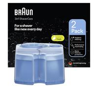 Braun Clean&Charge Cartucce Di Ricarica Per Rasoio Da Barba Elettrico, 2 Confezioni
