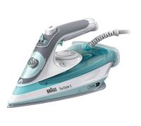 Braun TexStyle 3 SI 5017 GR Ferro a vapore Piastra in Ceramica 2700 W Grigio, Turchese, Bianco