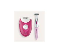 Braun Silk-épil 3 -420, Epilatore Elettrico Donna Per La Rimozione Duratura Dei Peli - Bianco/Rosa