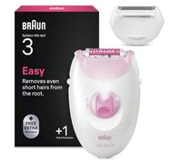 Braun Silk-épil 3 Epilatore Elettrico Donna , Epilatore Con Cavo Per Epilazione, Pelle Liscia Per Settimane, 3-031, Rosa