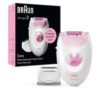 Braun Silk-épil 3 Epilatore Elettrico Donna , Epilatore Con Cavo Per Epilazione, Pelle Liscia Per Settimane, 3-031, Rosa