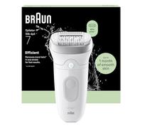 Braun Silk Epil 7 Epilatore Elettrico Donna Con Testina Ampia Per Una Facile Rimozione Dei Peli, Rasoio Elettrico Donna, Wet & Dry, Pelle Liscia A Lungo, 7-011, Argento