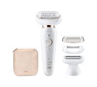 Braun Silk-épil 9 Flex 9-002 - Epilatore Elettrico Donna Bianco/Oro Con Testina Flessibile Per Un’Epilazione Più Semplice
