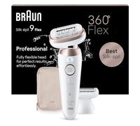 Braun Silk-épil 9 Flex 9-030 3D 40 pinzette Rosa, Bianco