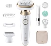 Braun Silk-épil 9 Flex SkinSpa 9-481 3D epilatore con testina completamente flessibile per la rasatura sia a secco che sotto l’acqua 1 pz