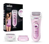 Braun Silk-épil Epilatore Elettrico Donna, Depilatore Donna con Cavo a Corrente, con Rifinitore e Sistema Esfoliante 3in1 con 2 Accessori, Idea Regalo, LS5-360 Rosa