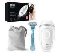 Braun Silk-expert Mini PL1124 Epilatore A Luce Pulsata Di Ultima Generazione Per Donna, Epilazione Permanente Dei Peli Visibili, Bianco, Con Custodia Da Viaggio, Dimensioni Compatte Da Viaggio, Facile, Sicuro Ed Efficiente
