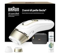 Braun Silk·Expert Pro 5 Epilatore Luce Pulsata, 2 Testine, PL5140 Oro