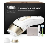 Braun Silk-expert Pro 5 PL5156 IPL, Luce Pulsata Rimozione Dei Capelli A Casa, Custodia, Rasoio Di Epilazione Venere, 2 Testine, Bianco/Bronzo