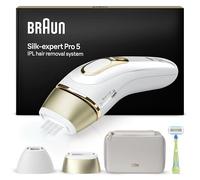 Braun Epilatore Luce Pulsata Silk·expert Pro 5, Epilazione A Casa Tua, Con Custodia, Rasoio Donna Venus, 2 Testine, PL5152