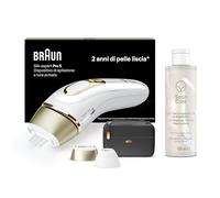 Braun Silk·expert Pro 5 Epilatore Luce Pulsata, Epilazione A Casa, Alternativa All’Epilazione Laser, Con Custodia, 2 Testine, Idea Regalo, Bianco/Oro, PL5140