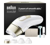 Braun Silk·expert Pro 5, Epilatore Luce Pulsata Smart, Epilazione Laser Peli Donna A Casa, Riduzione Permanente Dei Peli, Con 4 Testine, Custodia, Mini Depilatore Viso, Rasoio Gillette Venus, PL5442