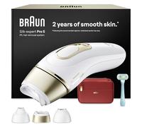 Braun Silk·expert Pro 5, Epilatore Luce Pulsata Smart, Epilazione Laser Peli Donna A Casa, Riduzione Permanente Dei Peli, Con 3 Testine, Custodia E Rasoio Gillette Venus, PL5321