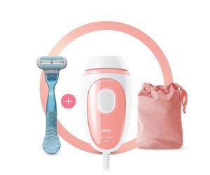 Braun Silk-expert Pro Silk-expert Mini Luce pulsata intensa (IPL) Rosa, Bianco