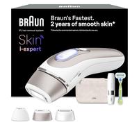 Braun Skin I·Expert Epilatore Luce Pulsata Smart, 3 Testine, PL7249 Bianco