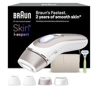 Braun Skin I·Expert Epilatore LUCE PULSATA Smart, Epilazione A Casa Tua, Alternativa Al laser, Con App Gratuita, Include Pochette, Rasoio Venus, 4 Testine Per Viso E Corpo, PL7387