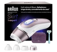 Braun Skin I·Expert Epilatore Luce Pulsata Smart, Epilazione Laser Peli Donna A Casa, Riduzione Permanente Dei Peli, App Gratuita, Pochette, Rasoio Gillette Venus, 4 Testine Smart, PL7431