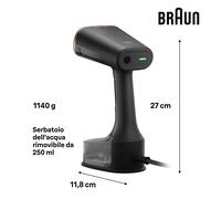 Braun Stiratrice verticale QuickStyle 7 3d Dual FreeGlide