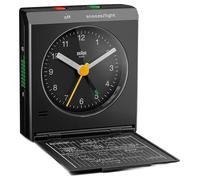 Braun Sveglia Da Viaggio Analogica Classica Bc05 - Nera - L7,2 Cm X H7,8 Cm