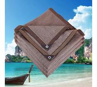 Braun - Telo ombreggiante con occhielli, protezione UV al 95%, ideale per verande, serre e giardini, rete parasole (2 x 8 m)