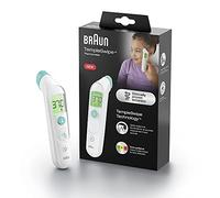 Braun TempleSwipe - Termometro per fronte (display a temperatura codificato a colori, sicuro, igienico, veloce, clinicamente preciso, delicato, facile da usare, per tutte le età) BST200