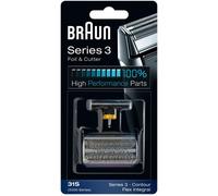 Braun Ricambio per Rasoio elettrico Lamina e Blocco coltelli per Series 3, Contour, Flex XP, Flex Integral - 31S (Serie 5000)