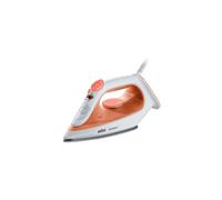 Braun Ferro da Stiro a Vapore Potenza 1900 Watt Funzione Vapore Verticale e Vapore Continuo colore Bianco e Arancione - SI1009OR TexStyle 1